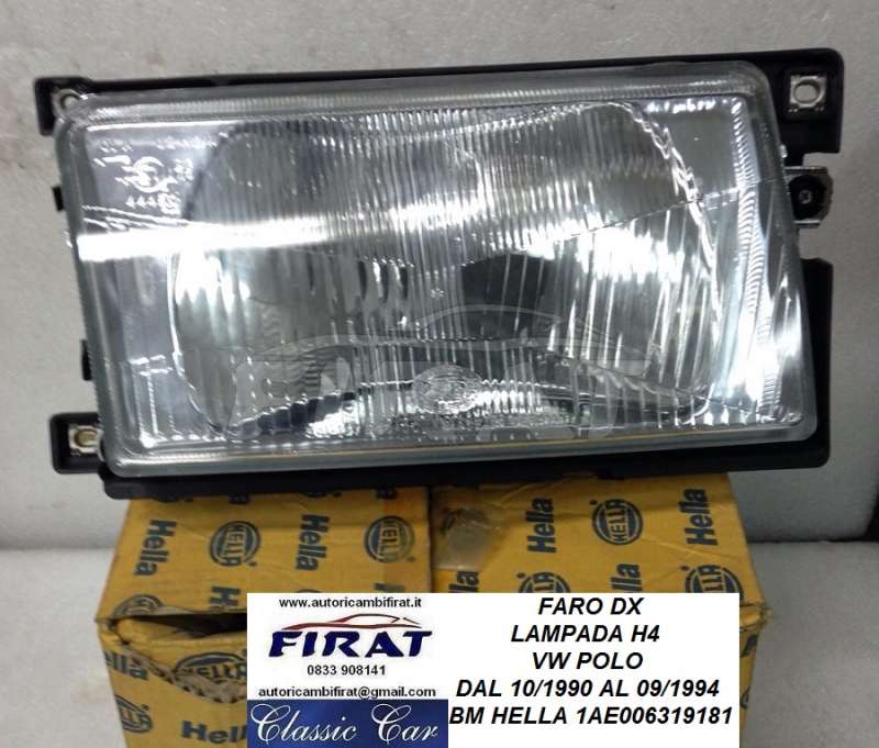 FARO VW POLO 90 - 94 ANT.DX HELLA
